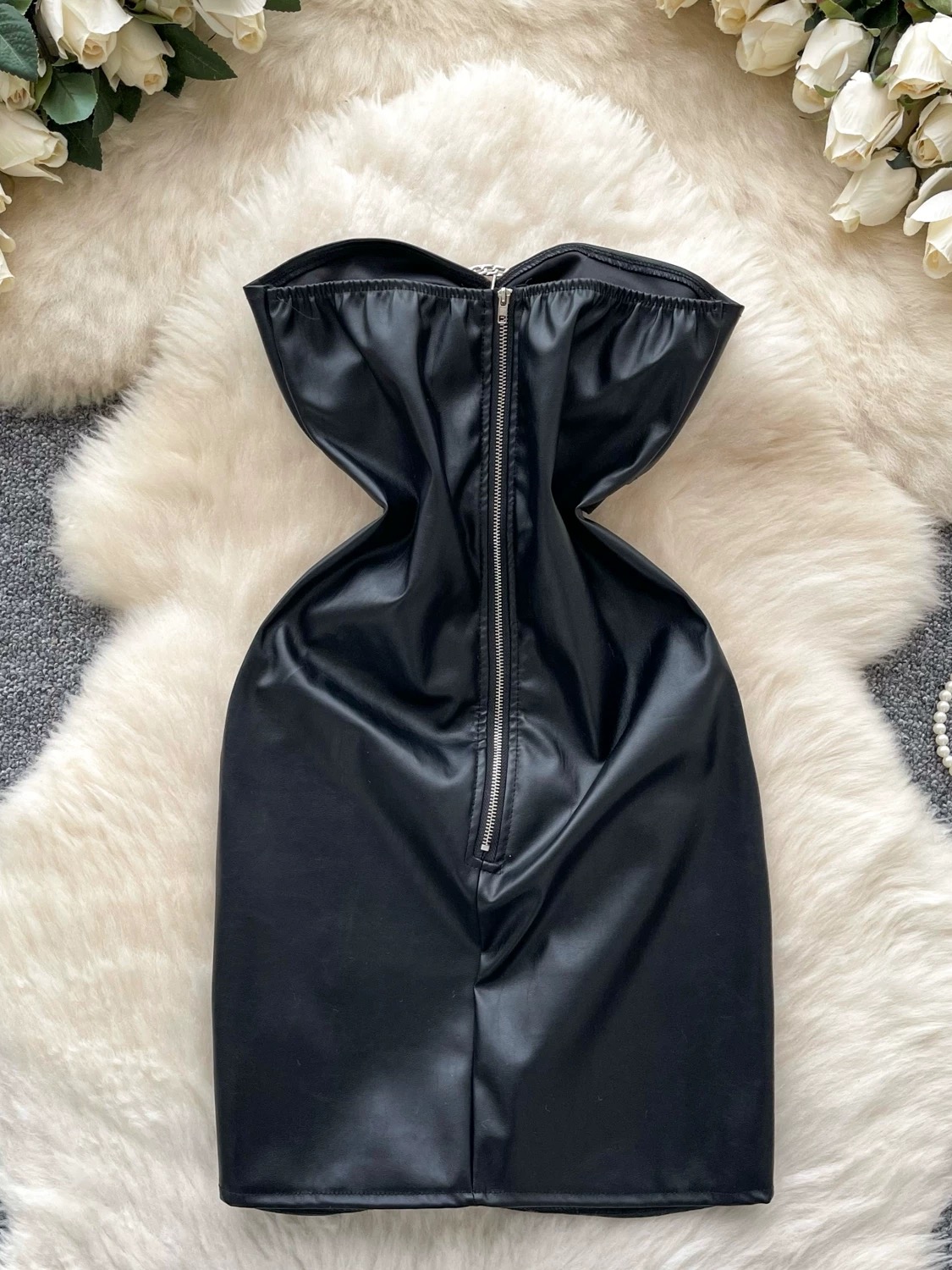 Singer babe leather dress CBC1334 images